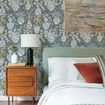 A-Street Prints Harper Grey Floral Vase Wallpaper | Wallpaper Twins A-Street Prints Harper Grey Floral Vase Wallpaper - SKU 4120-72003