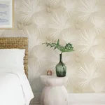 A-Street Prints Hatteras Champagne Palms Wallpaper | Wallpaper Twins A-Street Prints Hatteras Champagne Palms Wallpaper - SKU 4172-27489