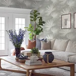 A-Street Prints Hatteras Grey Palms Wallpaper | Wallpaper Twins A-Street Prints Hatteras Grey Palms Wallpaper - SKU 4172-27488