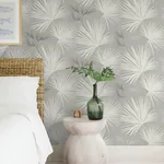 A-Street Prints Hatteras Grey Palms Wallpaper | Wallpaper Twins A-Street Prints Hatteras Grey Palms Wallpaper - SKU 4172-27488