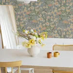 A-Street Prints Hava Coral Meadow Flowers Wallpaper | Wallpaper Twins A-Street Prints Hava Coral Meadow Flowers Wallpaper - SKU 4143-22013
