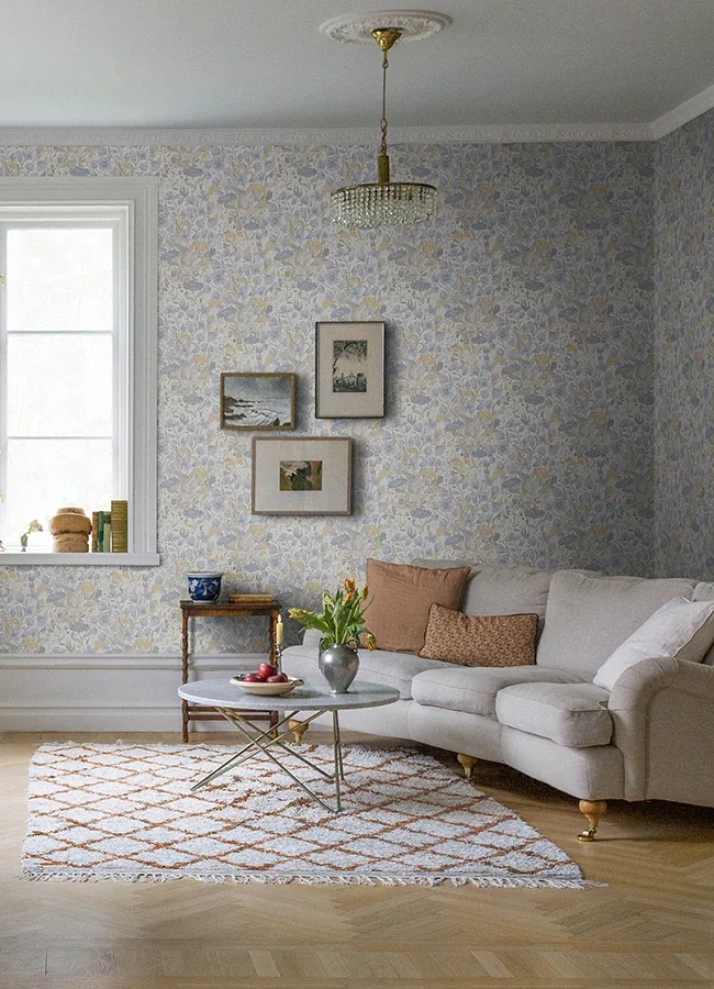 A-Street Prints Hava Light Blue Meadow Flowers Wallpaper | Wallpaper Twins A-Street Prints Hava Light Blue Meadow Flowers Wallpaper - SKU 4143-22010