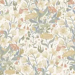A-Street Prints Hava Neutral Meadow Flowers Wallpaper | Wallpaper Twins A-Street Prints Hava Neutral Meadow Flowers Wallpaper - SKU 4143-22011