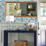A-Street Prints Helaine Blue Pagoda Wallpaper | Wallpaper Twins A-Street Prints Helaine Blue Pagoda Wallpaper - SKU 4081-26310