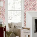 A-Street Prints Helaine Coral Pagoda Wallpaper - SKU 4081-26313