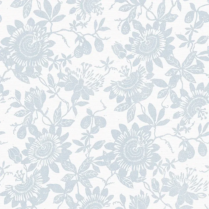 4074-26631 | Helen Light Blue Floral Trail Wallpaper