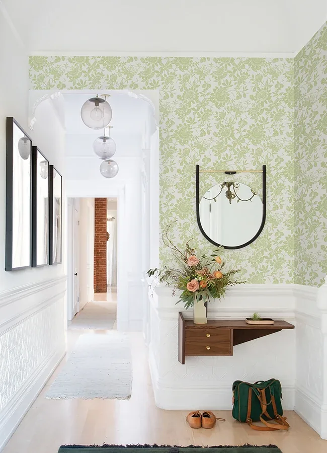 A-Street Prints Helen Light Green Floral Trail Wallpaper | Wallpaper Twins A-Street Prints Helen Light Green Floral Trail Wallpaper - SKU 4074-26628