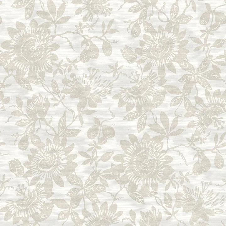 A-Street Prints Helen Taupe Floral Trail Wallpaper - SKU 4074-26633