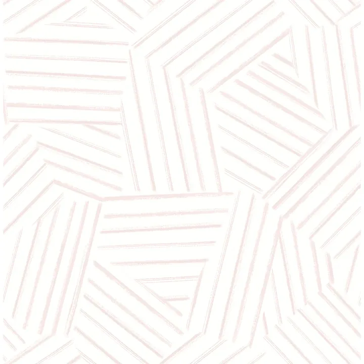 A-Street Prints Helene Pink Geometric Lines Wallpaper - SKU 4121-26902