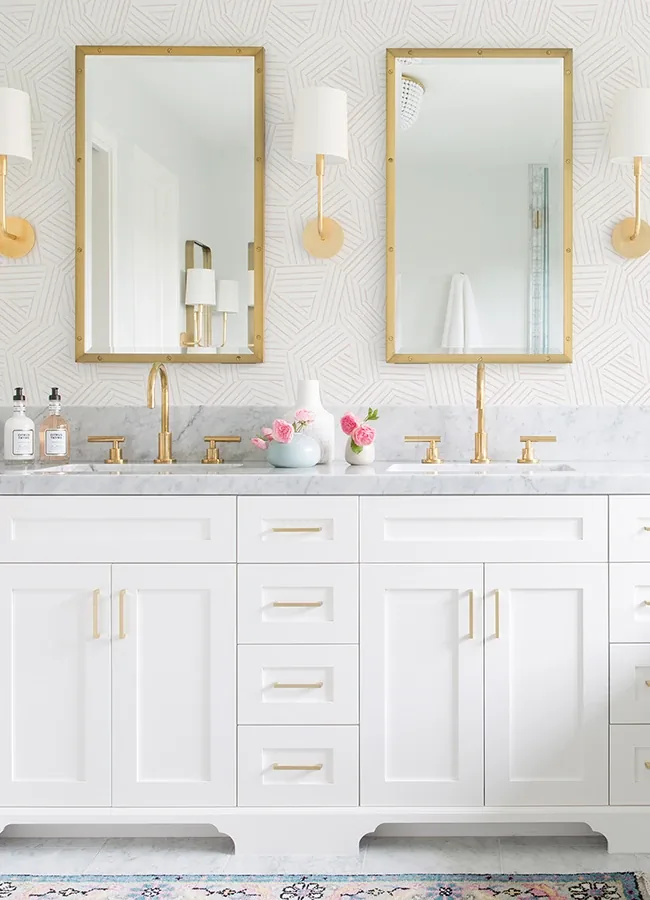 A-Street Prints Helene Pink Geometric Lines Wallpaper | Wallpaper Twins A-Street Prints Helene Pink Geometric Lines Wallpaper - SKU 4121-26902