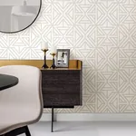 A-Street Prints Helios Bone Geometric Wallpaper | Wallpaper Twins A-Street Prints Helios Bone Geometric Wallpaper - SKU 2902-25554