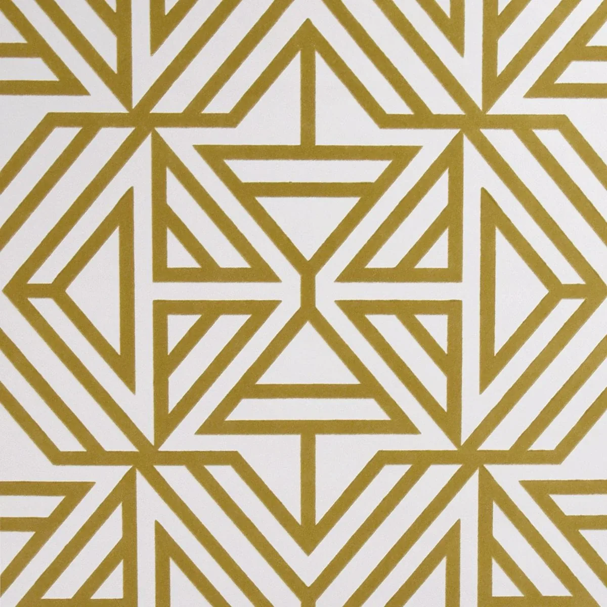 2902-87330 | Helios Mustard Geometric Wallpaper