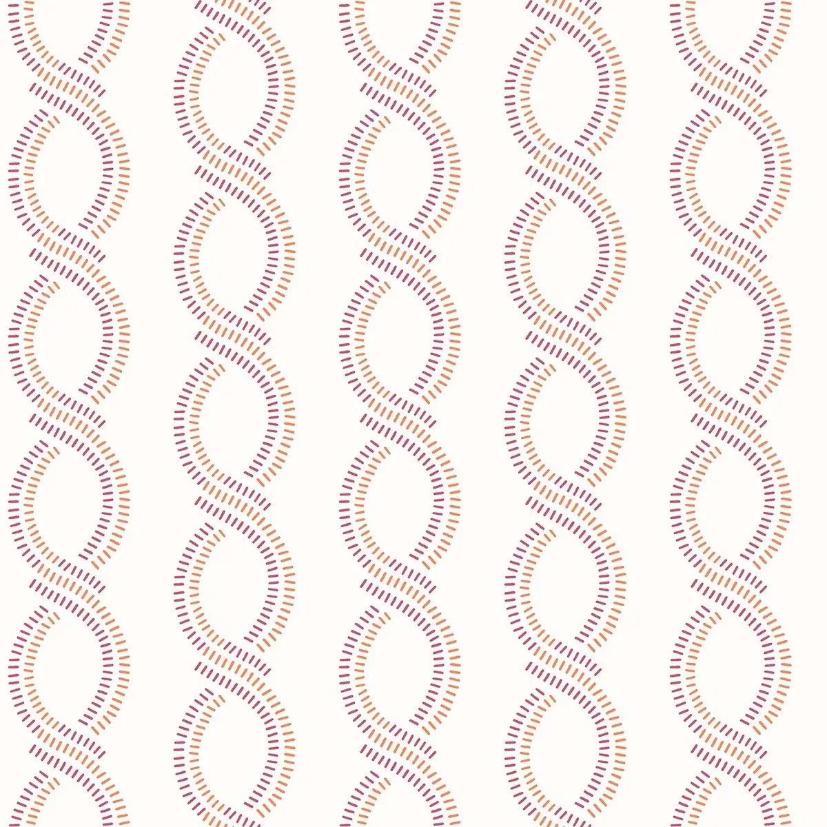 A-Street Prints Helix Pink Stripe Wallpaper - SKU 2697-78063
