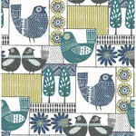 A-Street Prints Hennika Multicolor Patchwork Wallpaper - SKU 2821-25114