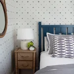 A-Street Prints Henry Blue Starburst Wallpaper - SKU AST4351