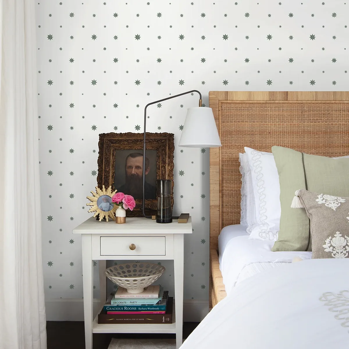 A-Street Prints Henry Green Starburst Wallpaper - SKU AST4352