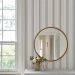 A-Street Prints Herrgård Light Blue Stripe Wallpaper - SKU 4201-20119