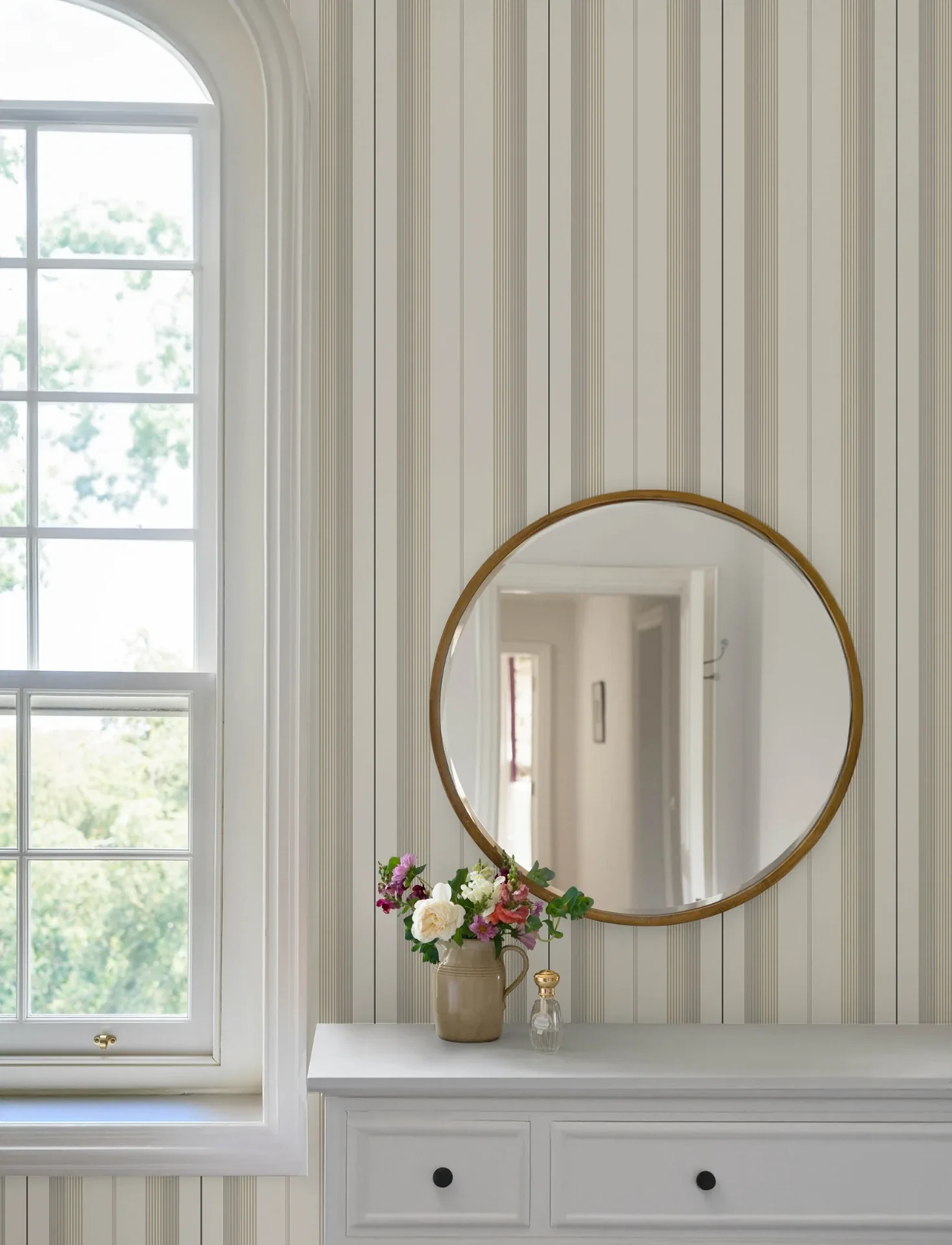 A-Street Prints Herrgård Neutral Stripe Wallpaper | Wallpaper Twins A-Street Prints Herrgård Neutral Stripe Wallpaper - SKU 4201-20118