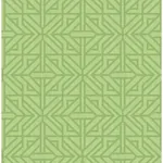 A-Street Prints Hesper Green Geometric Wallpaper - SKU 4121-26927