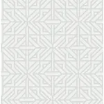 A-Street Prints Hesper Grey Geometric Wallpaper - SKU 4121-26931