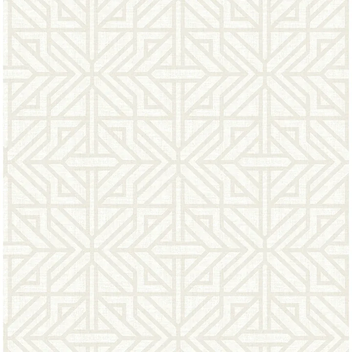 4121-26929 | Hesper Ivory Geometric Wallpaper