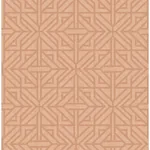 A-Street Prints Hesper Rust Geometric Wallpaper - SKU 4121-26930