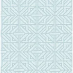 A-Street Prints Hesper Sky Blue Geometric Wallpaper - SKU 4121-26932