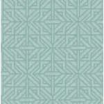A-Street Prints Hesper Teal Geometric Wallpaper | Wallpaper Twins A-Street Prints Hesper Teal Geometric Wallpaper - SKU 4121-26928