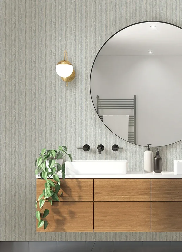 A-Street Prints Hilton Aqua Marbled Paper Wallpaper - SKU 2988-71107
