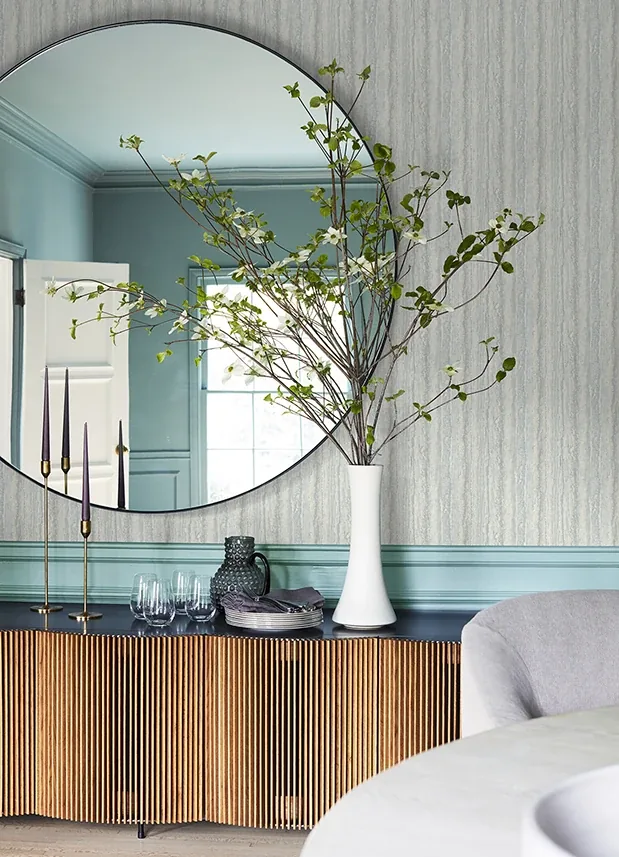 A-Street Prints Hilton Aqua Marbled Paper Wallpaper - SKU 2988-71107