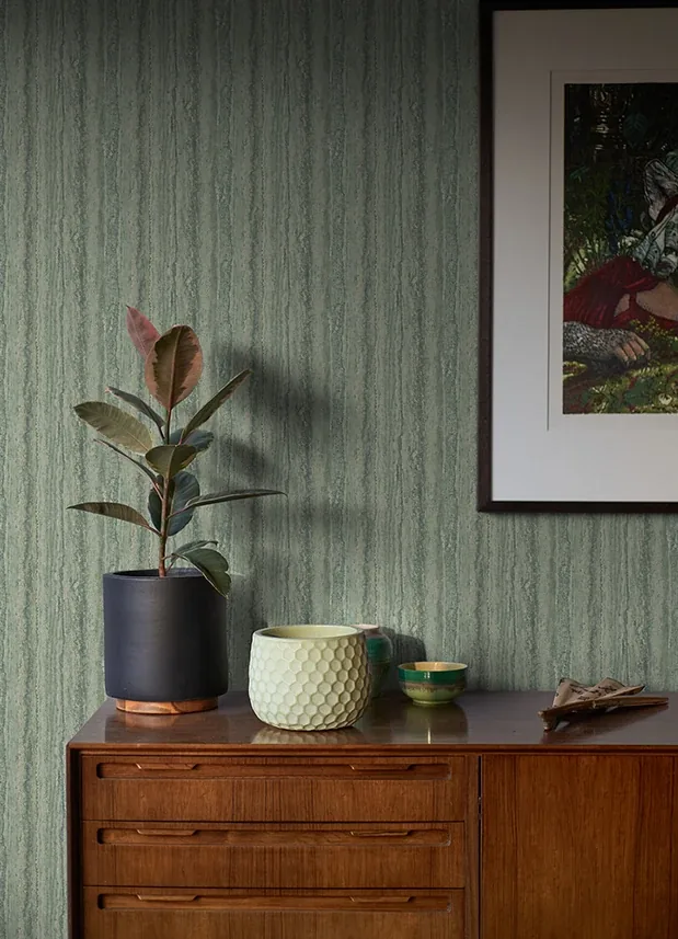 A-Street Prints Hilton Green Marbled Paper Wallpaper - SKU 2988-71104