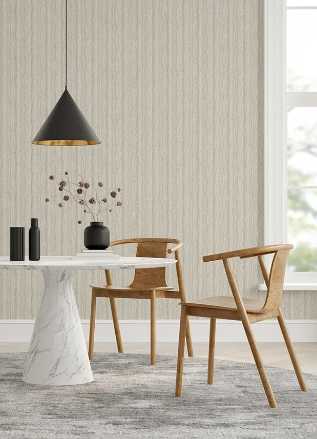 A-Street Prints Hilton Light Grey Marbled Paper Wallpaper - SKU 2988-71108