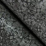 A-Street Prints Hirawa Pewter Metallic Mosaic Wallpaper - SKU 4105-86627