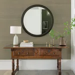 A-Street Prints Hiromi Pewter Abaca Grasscloth Wallpaper - SKU 2972-54752