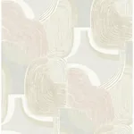 A-Street Prints Hollace Mauve Geometric Wallpaper - SKU 4141-27130