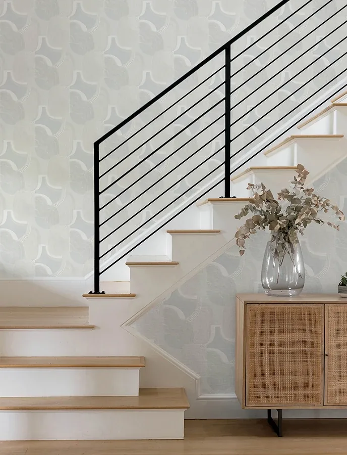 A-Street Prints Hollace Sky Blue Geometric Wallpaper - SKU 4141-27131