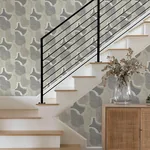 A-Street Prints Hollace Slate Geometric Wallpaper - SKU 4141-27132