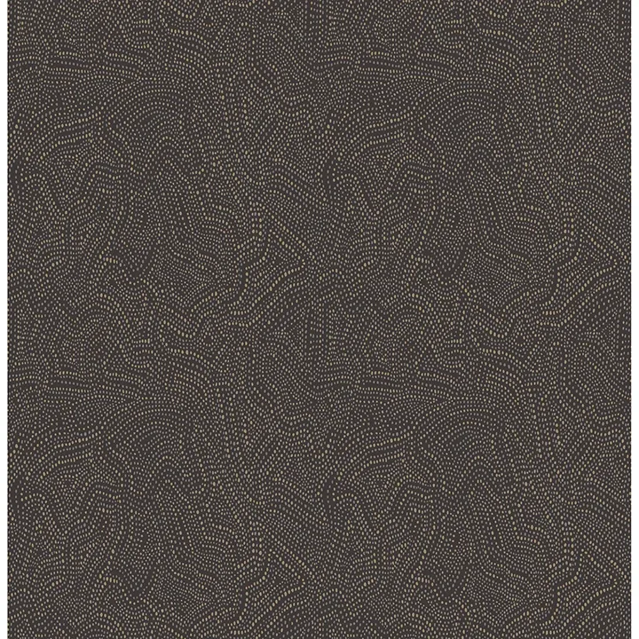 4155-27346 | Hollenback Black Dotted Abstract Wallpaper