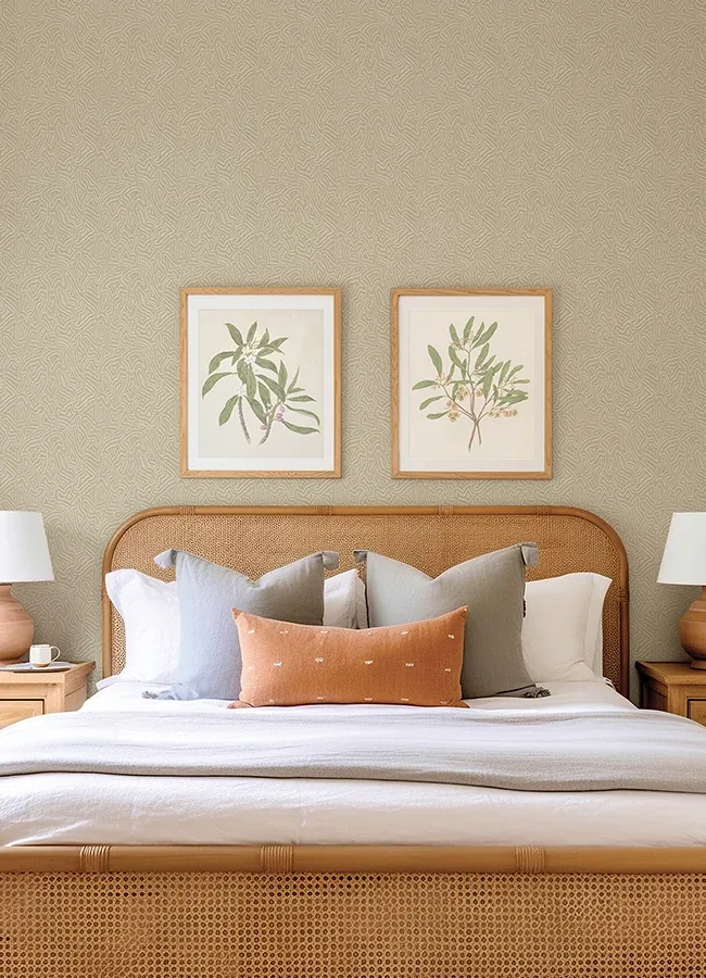 A-Street Prints Hollenback Gold Dotted Abstract Wallpaper - SKU 4155-27347