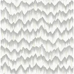 A-Street Prints Holmby Grey Brushstroke Zigzag Wallpaper - SKU 4034-26779