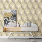A-Street Prints Honey Rustic Wood Tile Wallpaper - SKU 2701-22309