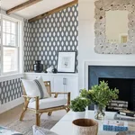 A-Street Prints Honeycomb Navy Navy Geometric Wallpaper - SKU 2782-24504