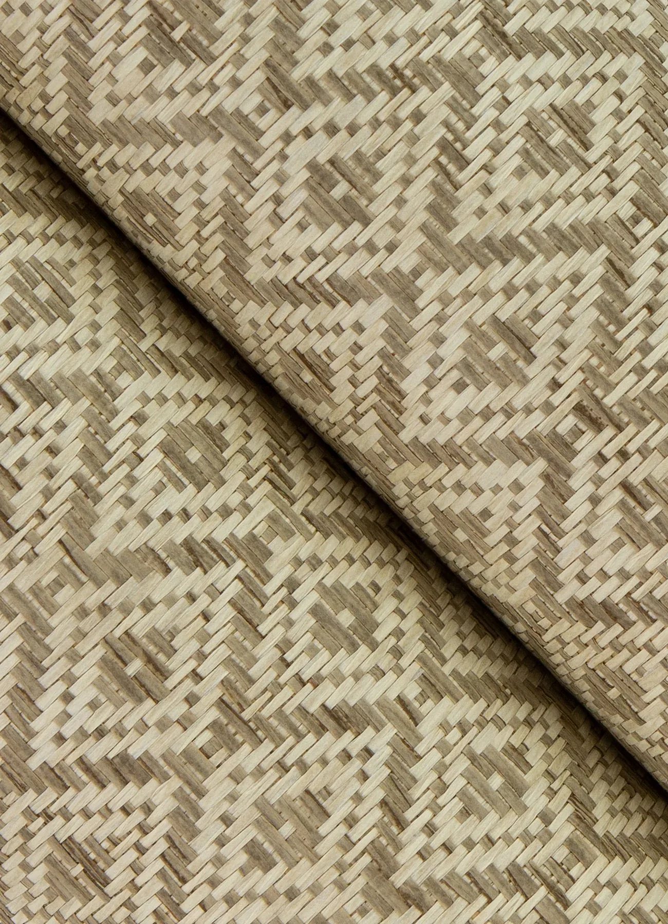 A-Street Prints Hui Beige Paper Weave Wallpaper - SKU 2923-88043