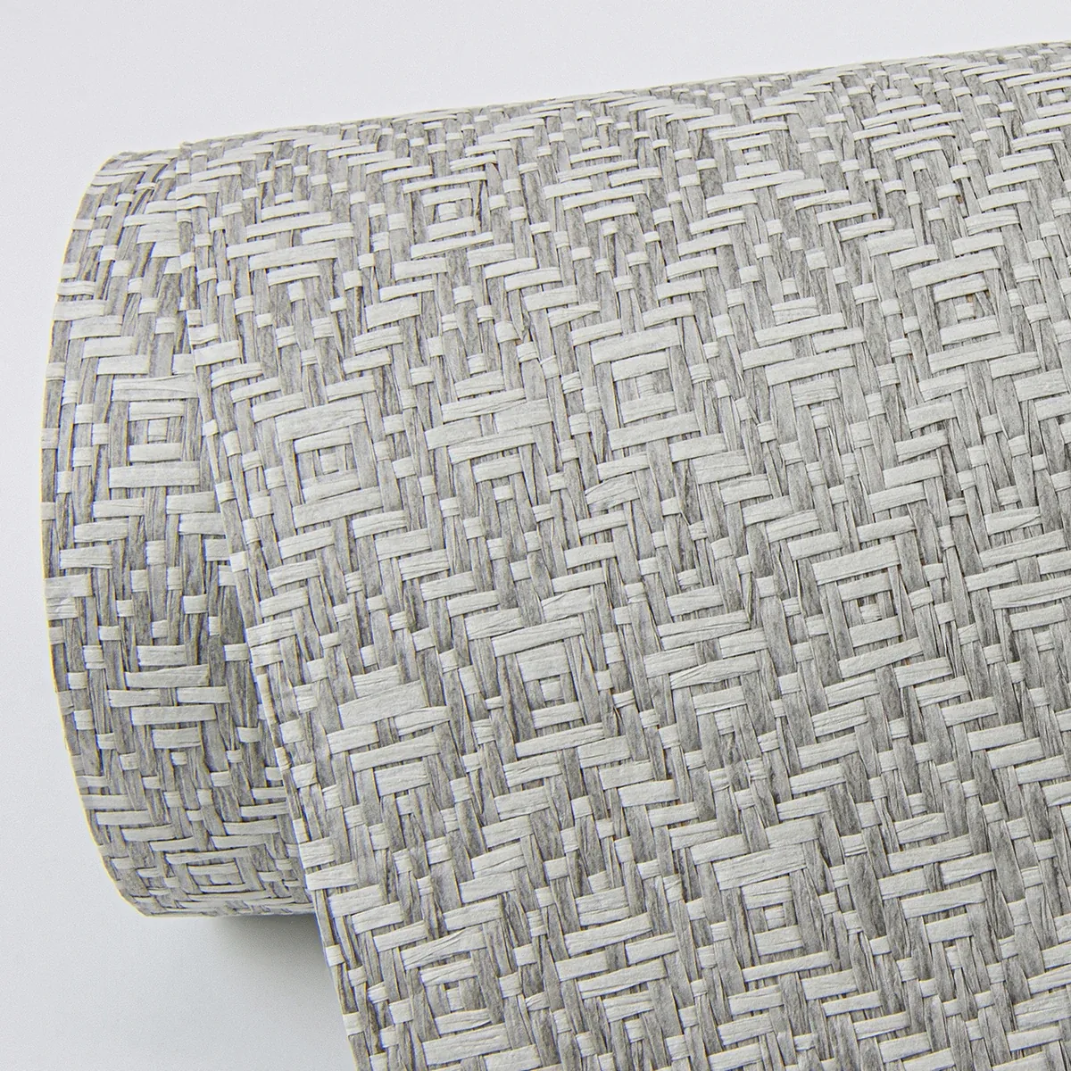 A-Street Prints Hui Grey Paper Weave Grasscloth Wallpaper - SKU 2972-86146
