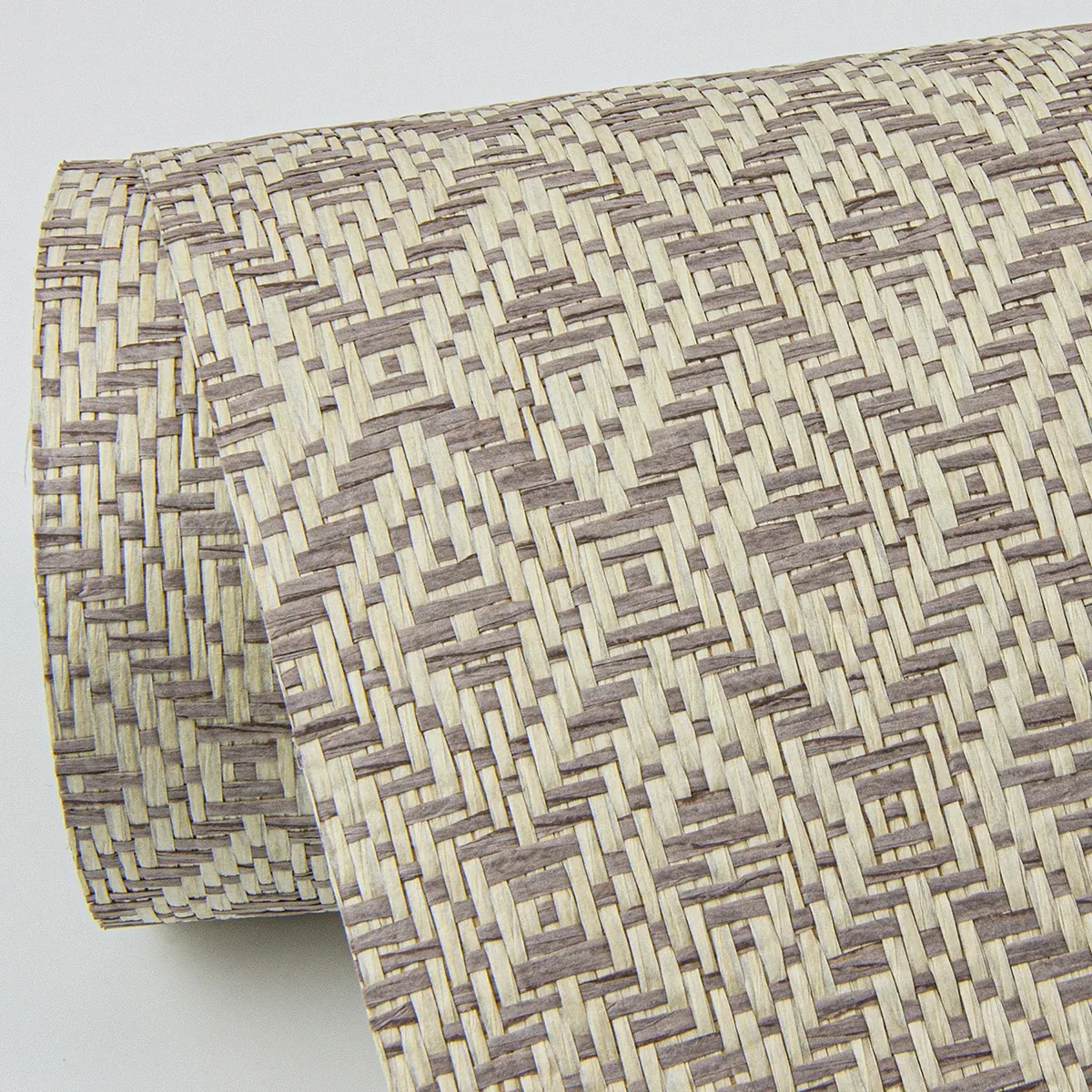 A-Street Prints Hui Mauve Paper Weave Grasscloth Wallpaper - SKU 2972-86149