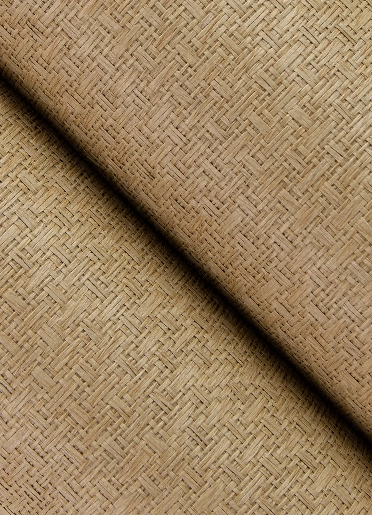 A-Street Prints Huiqing Brown Geometric Weave Wallpaper - SKU 2923-88067