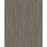 A-Street Prints Huntington Chocolate Geometric Stripe Wallpaper - SKU 4155-72822