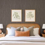 A-Street Prints Huntington Chocolate Geometric Stripe Wallpaper - SKU 4155-72822