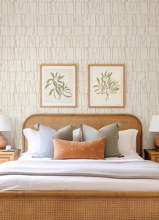 A-Street Prints Huntington Gold Geometric Stripe Wallpaper - SKU 4155-72818
