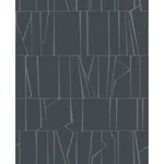 A-Street Prints Huntington Indigo Geometric Stripe Wallpaper - SKU 4155-72821